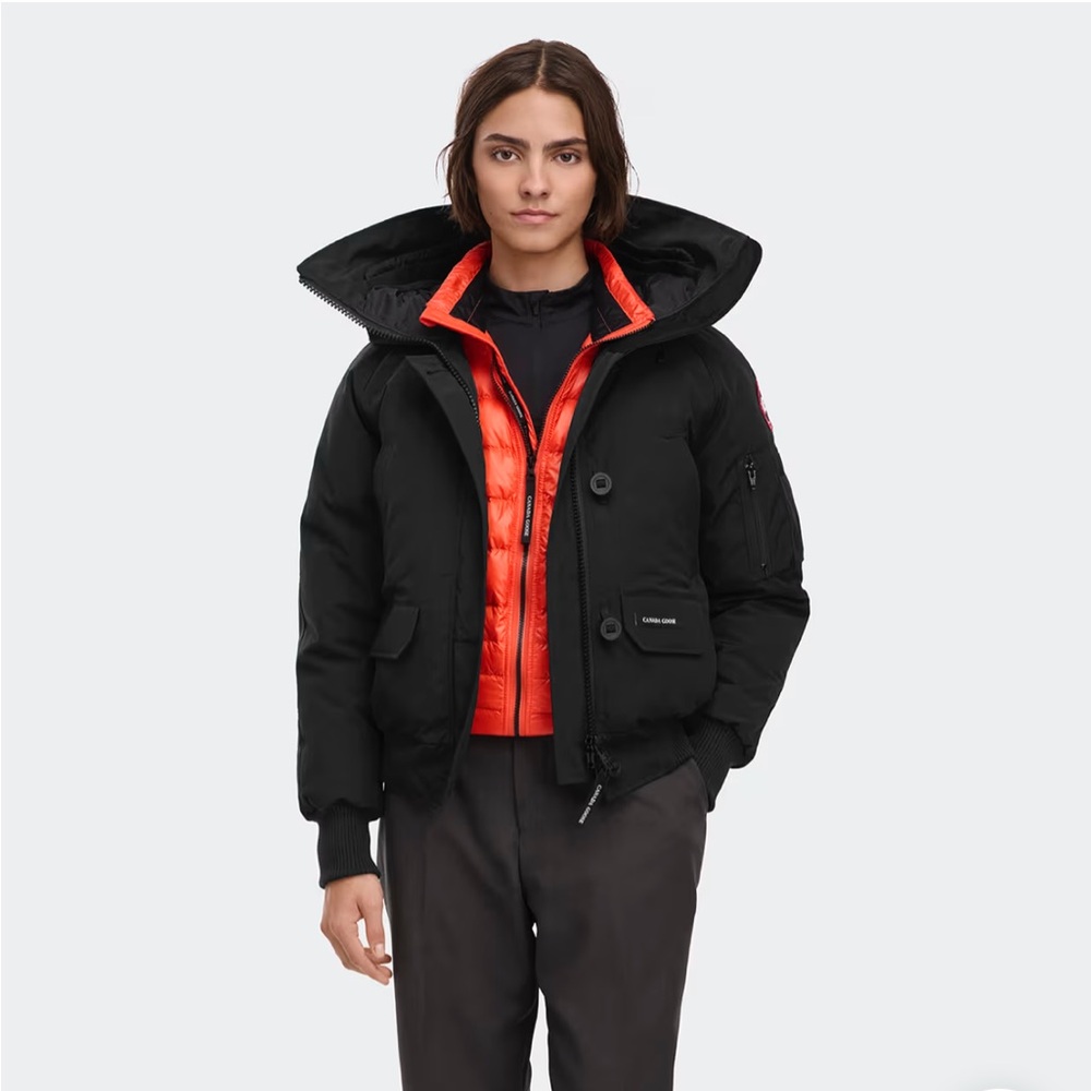 Canada Goose Chilliwack Bomber with Removable Fur Trim and Garment Bag